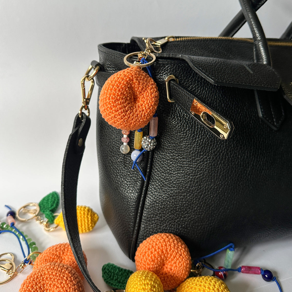 Tangerine (Green Beads)