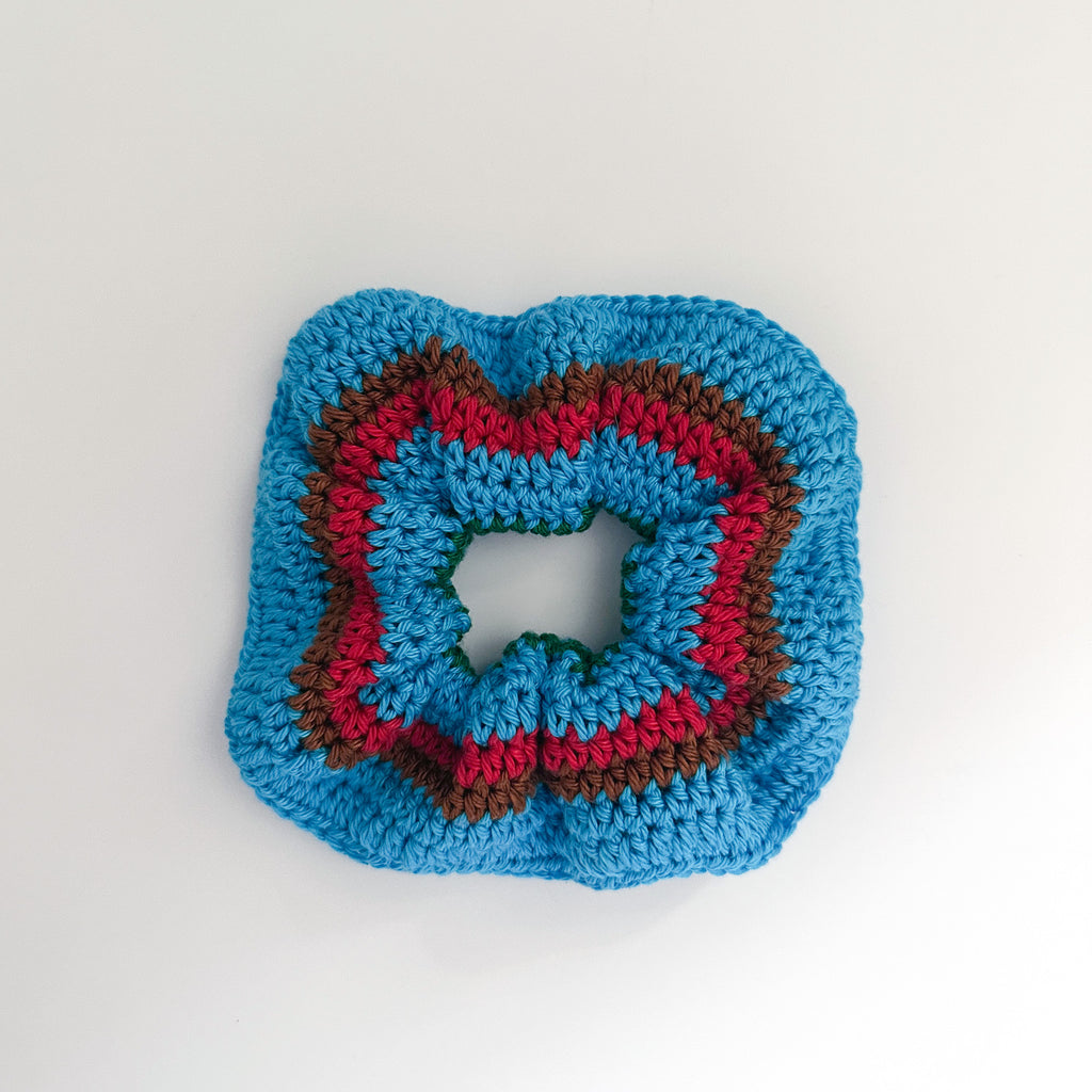 Electric Blue Scrunchie