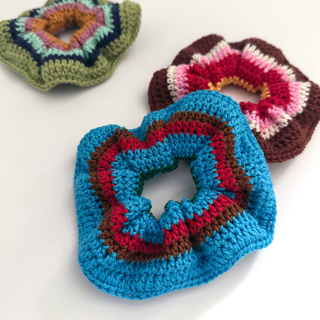 Electric Blue Scrunchie