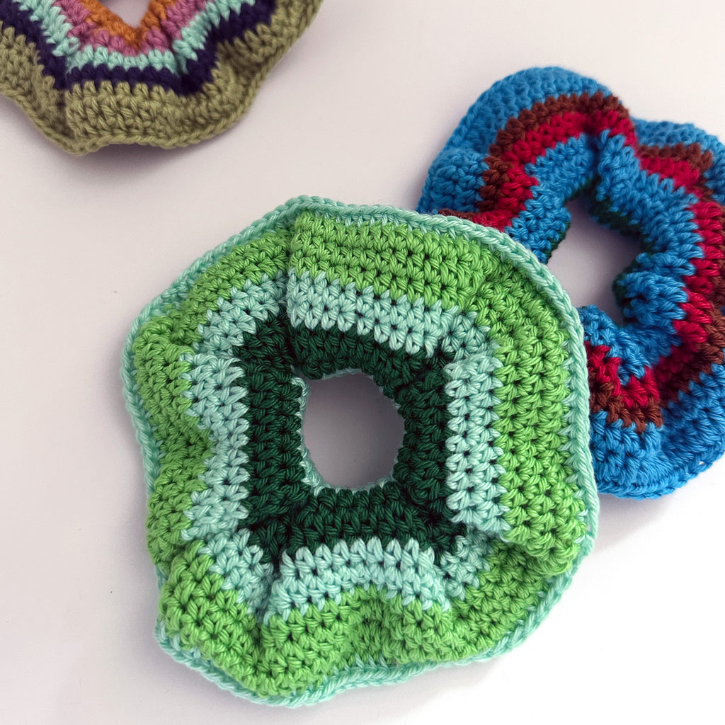 Neon Green Scrunchie