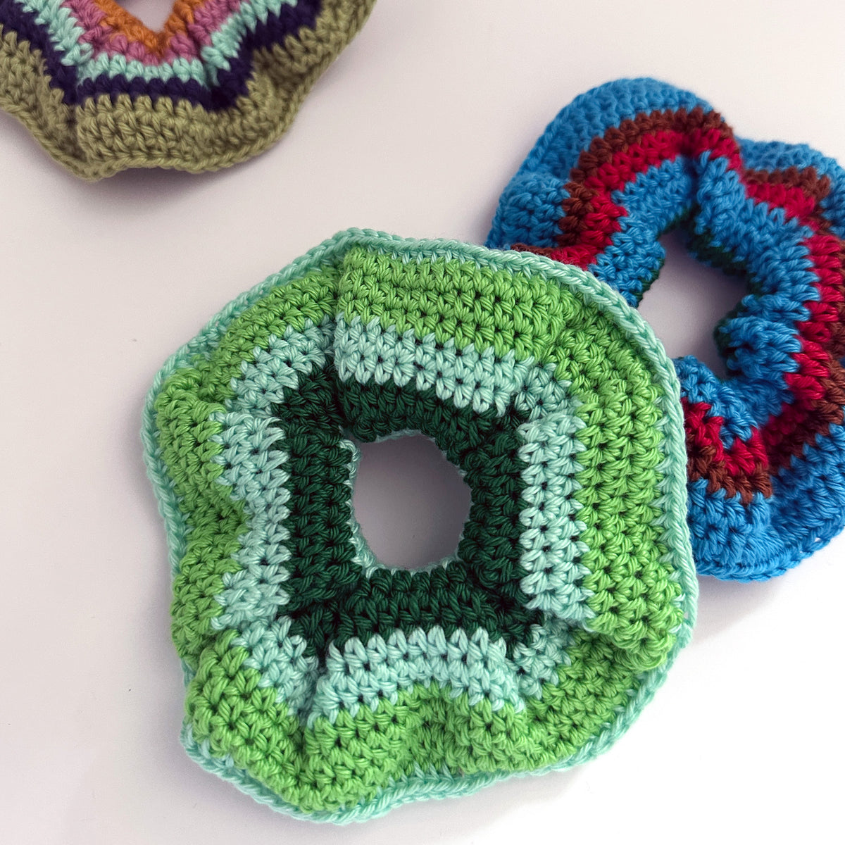 Neon Green Scrunchie