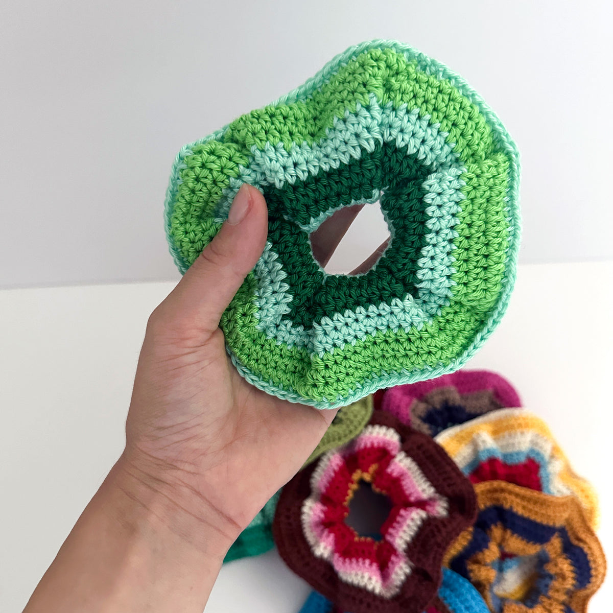 Neon Green Scrunchie